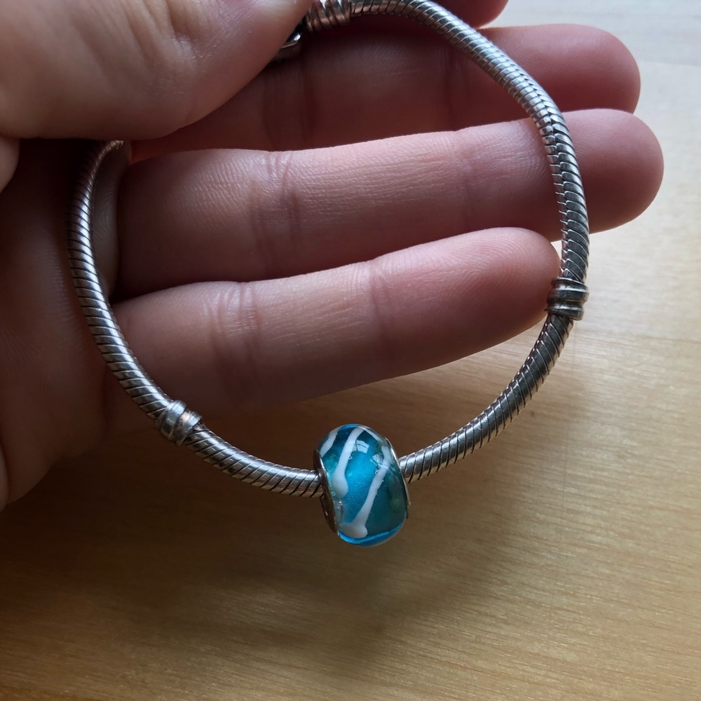 Glass Pandora Charm
